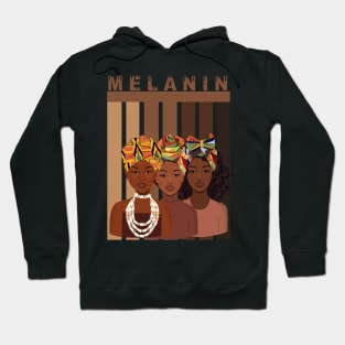 Melanin Queens Beautiful Shades Hoodie